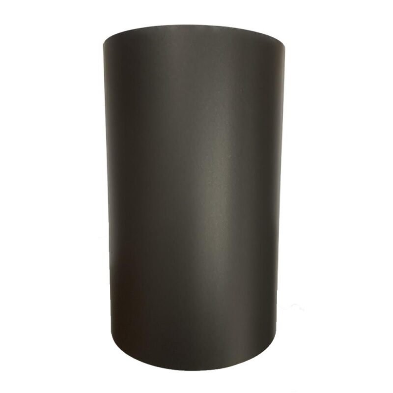 EW150 25cm pijp zonder verjonging - Zwart 2mm